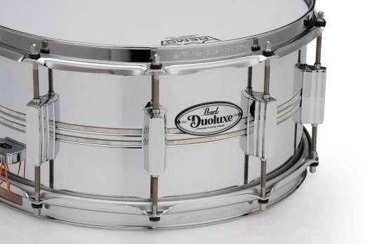 DuoLuxe Inlaid Chrome/Brass 14x6.5\'\' Snare