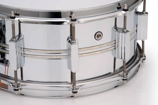 DuoLuxe Inlaid Chrome/Brass 14x6.5\'\' Snare