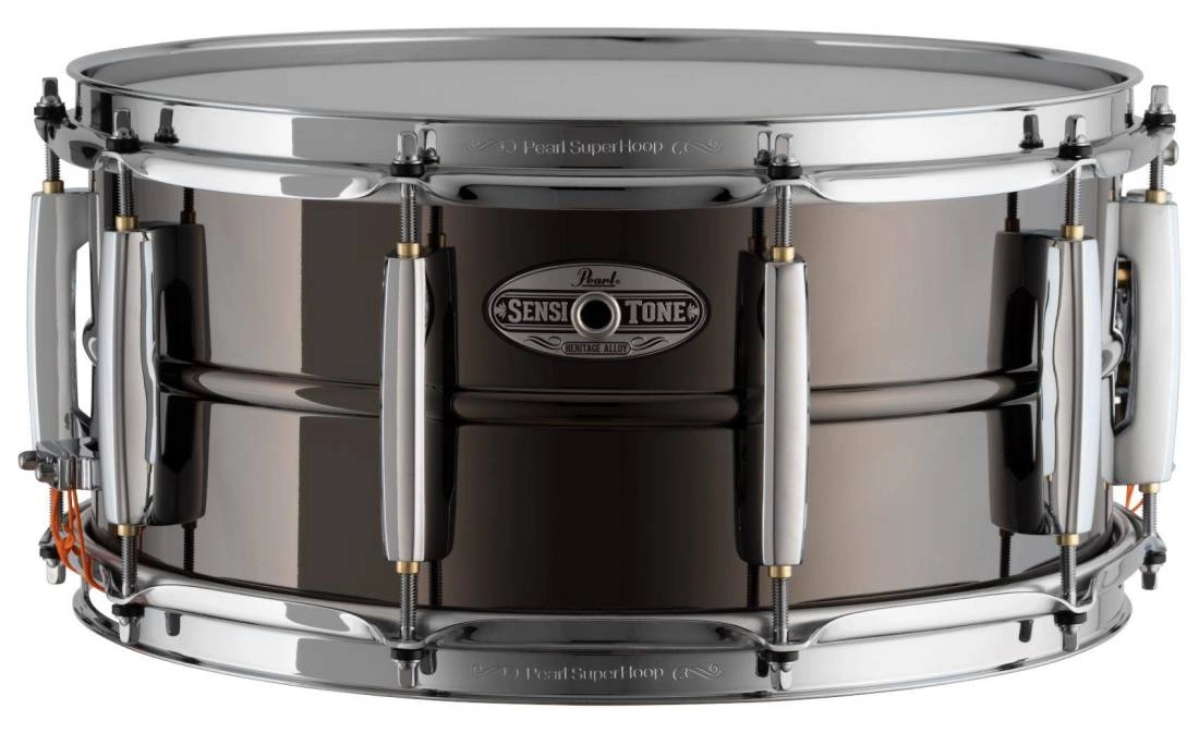 SensiTone Heritage Alloy Black Nickel-over-Brass Snare Drum - 14x6.5\'\'