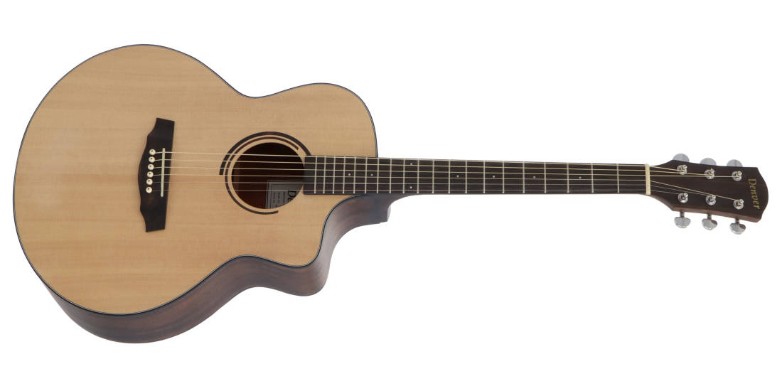 Denver Grand Auditorium Acoustic Guitar Satin Natural Long