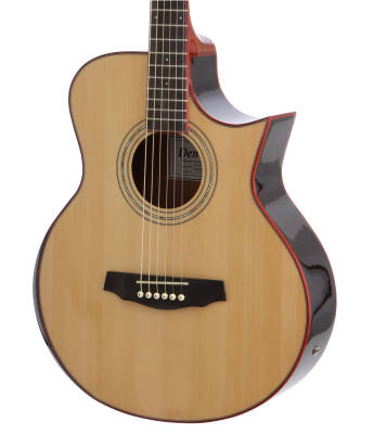 Orchestra Model Spruce Top Cutaway Electric Acoustic Guitar - Natural