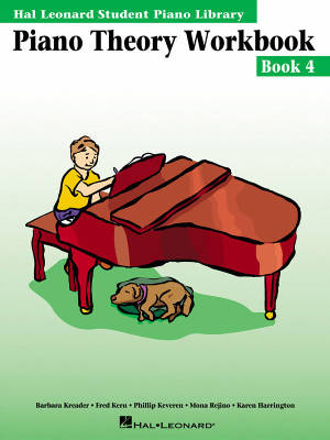 Hal Leonard - Piano Theory Workbook, Book 4 (Hal Leonard Student Piano Library) - Piano - Book