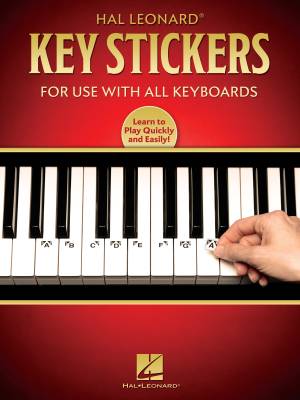Hal Leonard - Key Stickers - Piano