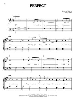 Perfect - Sheeran - Easy Piano - Sheet Music