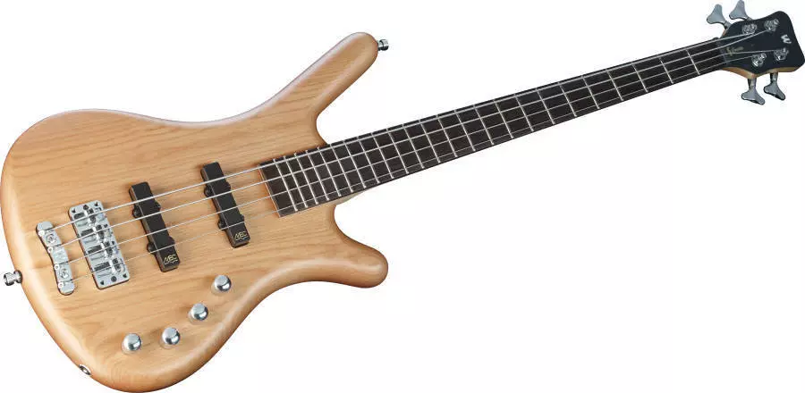 Rock Bass Corvette Basic Active J/J Bass - Natural Satin