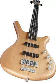 Rock Bass Corvette Basic Active J/J Bass - Natural Satin