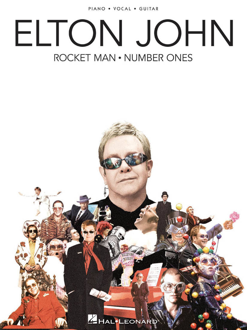 Elton John -- Rocket Man: Number Ones - Piano/Vocal/Guitar - Book
