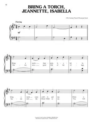 Simple Christmas Carols: The Easiest Easy Piano Songs - Piano - Book