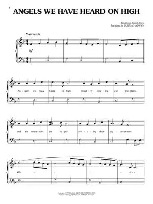 Simple Christmas Carols: The Easiest Easy Piano Songs - Piano - Book