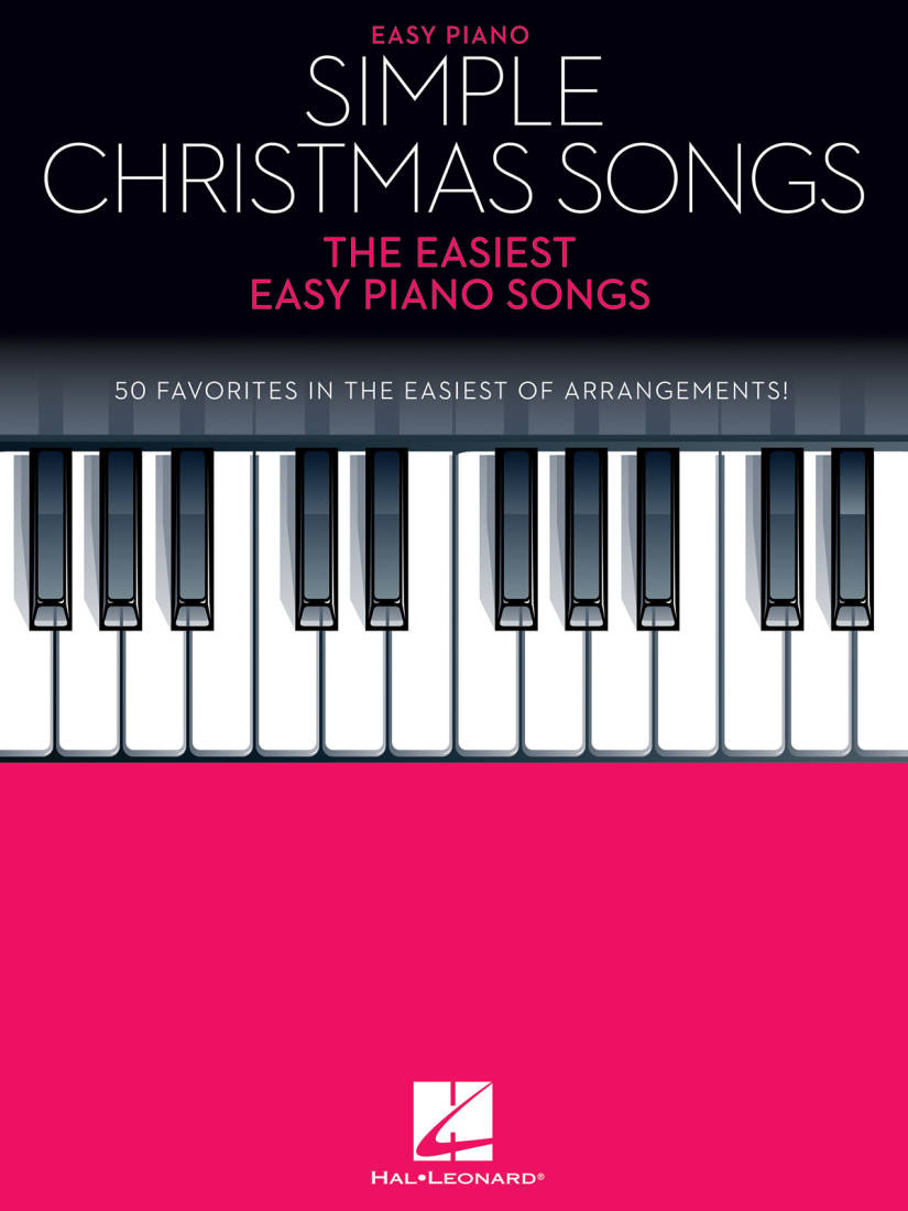 Simple Christmas Songs: The Easiest Easy Piano Songs - Piano - Book