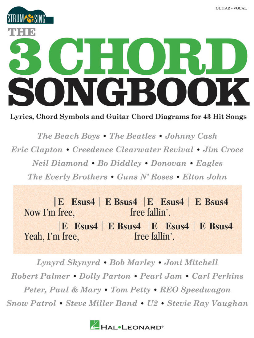 The 3 Chord Songbook: Strum & Sing - Guitar - Book