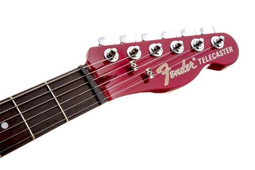 Jim Adkins JA-90 Telecaster Thinline, Laurel Fingerboard - Crimson Red Transparent