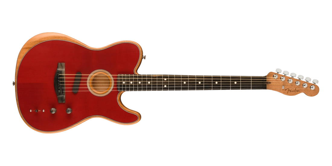 American Acoustasonic Telecaster w/Bag - Crimson Red