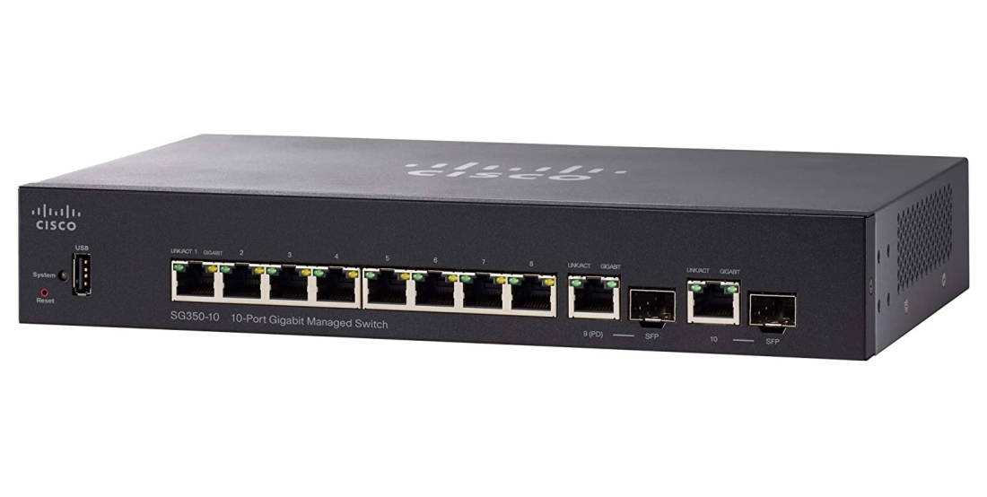 SG350-10 10-Port Gigabit Managed Switch