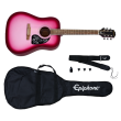 Epiphone - Starling Acoustic Guitar Starter Pack - Hot Pink