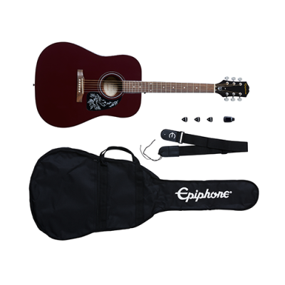 Epiphone - Starling Acoustic Guitar Starter Pack - Wine Red