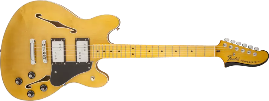Starcaster Maple Neck Guitar - Natural