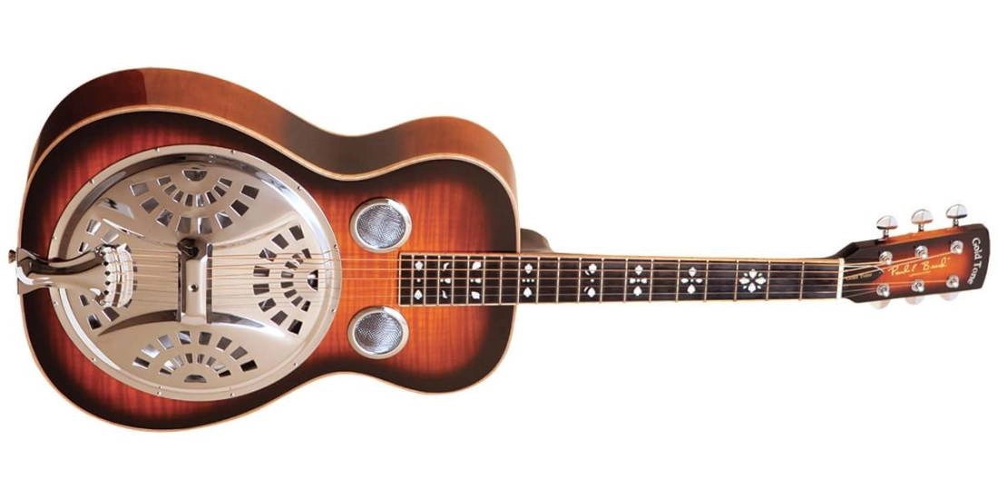 Mastertone Paul Beard Round-Neck Resonator Guitar Deluxe w/Pickup - Active