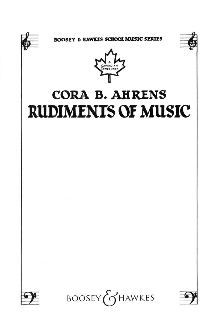 Rudiments of Music, Book 2 - Ahrens - Book