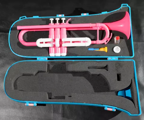 Tiger Plastic Trumpet - Pink