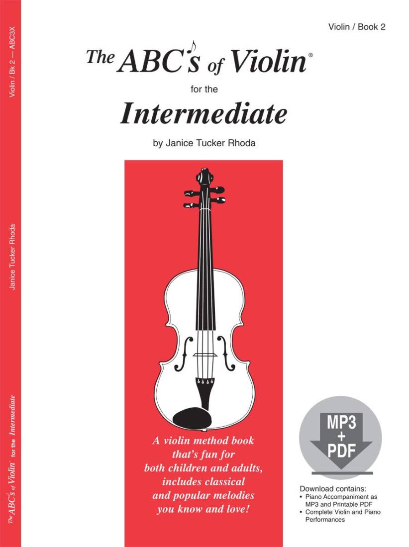 The ABCs of Violin for the Intermediate, Book 2 - Rhoda - Book/Media Online