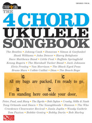 The 4 Chord Songbook: Strum & Sing - Ukulele/Vocal - Book