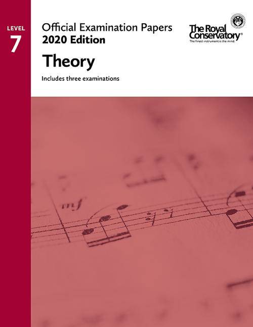 RCM Official Examination Papers, 2020 Edition: Level 7 Theory - Book