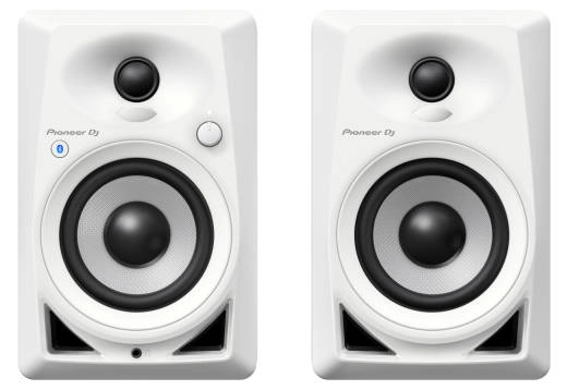 DM-40BT Active Desktop Monitors with Bluetooth Connectivity (Pair) - White