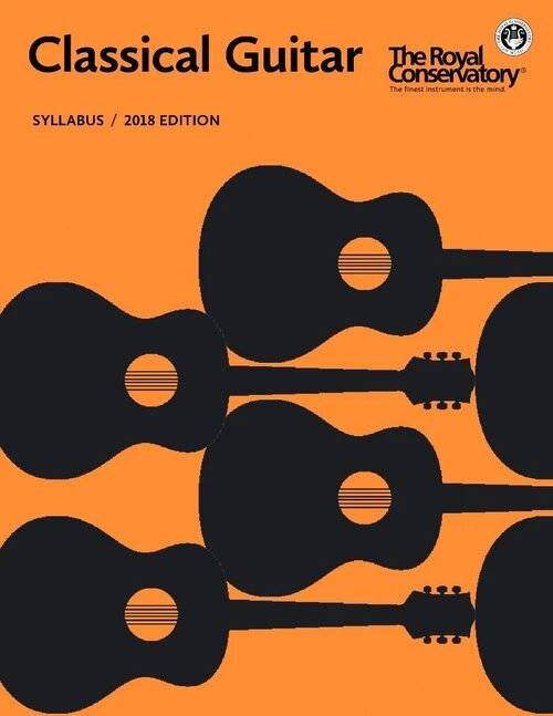 RCM Classical Guitar Syllabus, 2018 Edition - Livre
