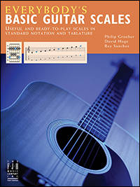 Everybody\'s Basic Guitar Scales - Groeber/Hoge/Sanchez - Guitar - Book