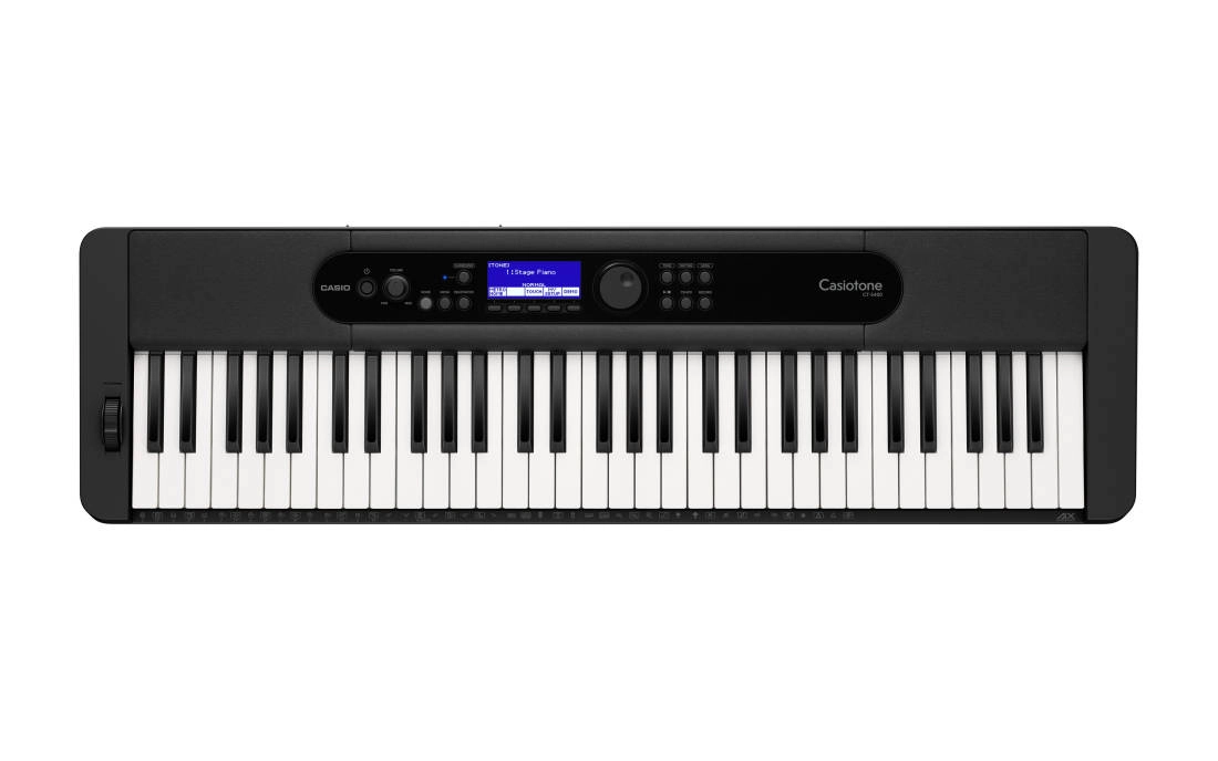 CT-S400 61-Key Keyboard, Touch Response w/Pitch Wheel