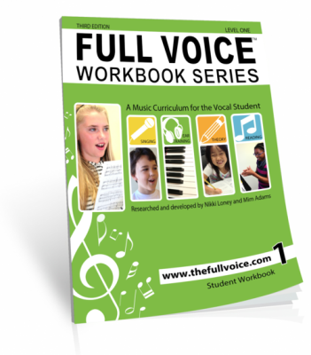 Full Voice Music - Full Voice Student Workbook, Level 1 (3rd Edition) - Loney/Adams - Voice - Book