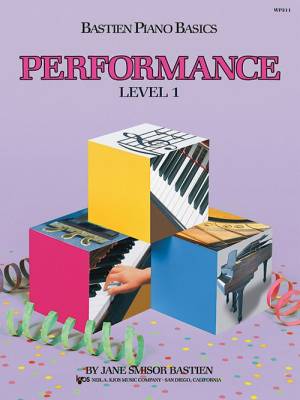 Kjos Music - Bastien Piano Basics: Performance, Level 1 - Bastien - Piano - Book