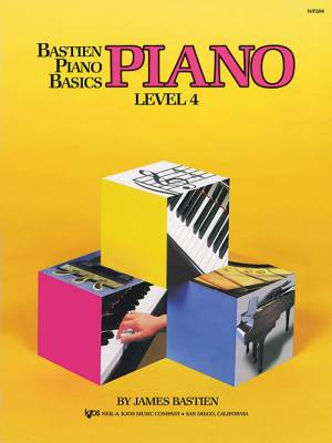 Kjos Music - Bastien Piano Basics: Piano, Level 4 - Bastien - Piano - Livre
