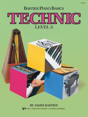 Bastien Piano Basics: Technic, Level 3 - Bastien - Piano - Book