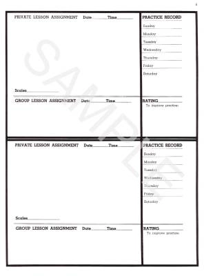 Music Notebook - Bastien - Piano - Book