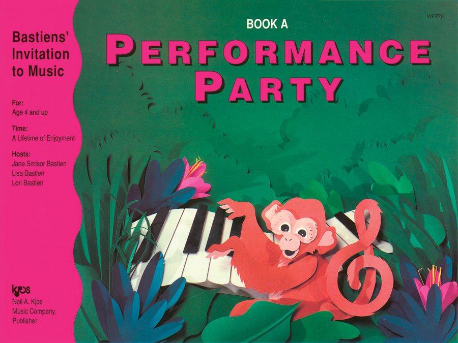 Bastiens\' Invitation to Music: Performance Party, Book A - Bastien - Piano - Book