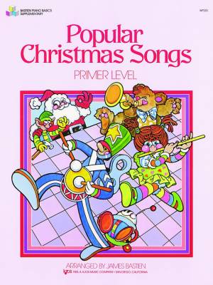 Kjos Music - Bastien Piano Basics: Popular Christmas Songs, Primer Level - Bastien - Piano - Livre
