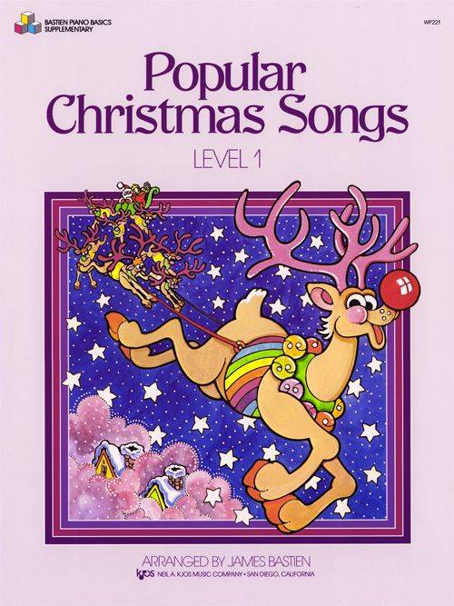 Bastien Piano Basics: Popular Christmas Songs, Level 1 - Bastien - Piano - Book