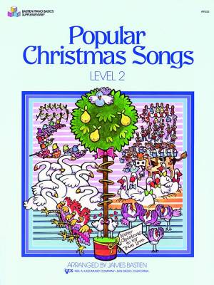 Kjos Music - Bastien Piano Basics: Popular Christmas Songs, Level 2 - Bastien - Piano - Livre
