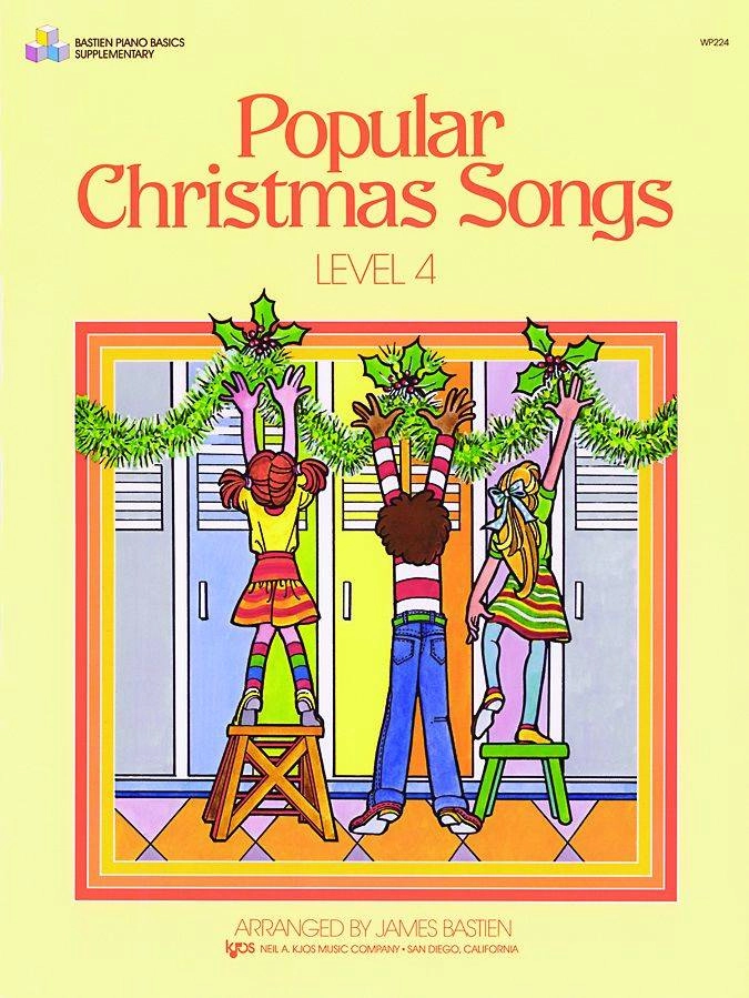 Bastien Piano Basics: Popular Christmas Songs, Level 4 - Bastien - Piano - Book