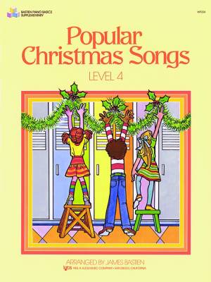 Kjos Music - Bastien Piano Basics: Popular Christmas Songs, Level 4 - Bastien - Piano - Book