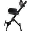 QuikLok - Adjustable Musicians Stool w\/Adjustable Footrest and Back Rest