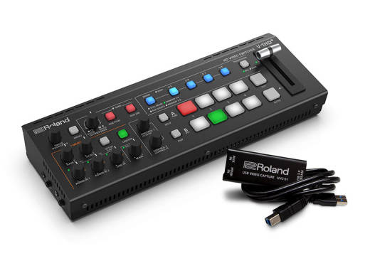 Roland - V-1HD+ HD Video Switcher Livestreaming Bundle with UVC-01