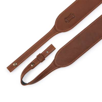 2\'\' Butter Leather Banjo Strap - Brown