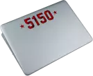 5150 Decal with Stars