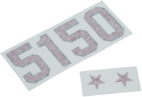5150 Decal with Stars