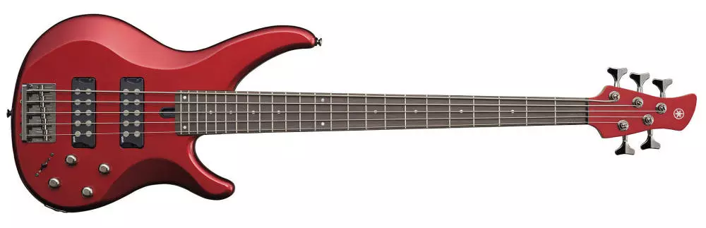 300 Series 5 String Bass Guitar - Candy Apple Red