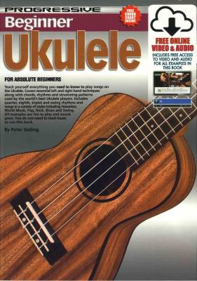 Koala Music Publications - Progressive Beginner Ukulele - Gelling - Ukulele - Book/Media Online