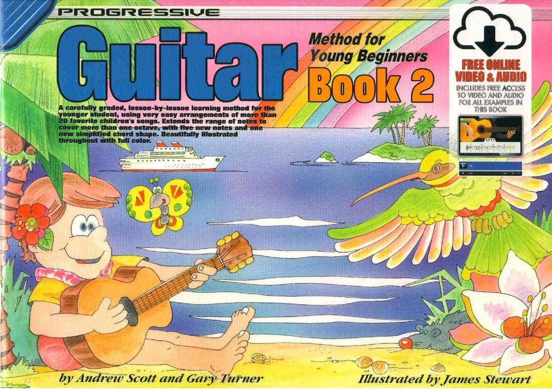 Progressive Guitar Method for Young Beginners, Book 2 - Scott/Turner - Guitar - Book/Media Online